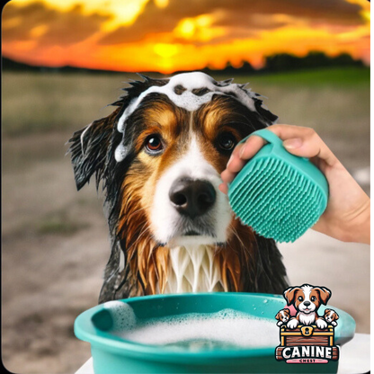 Shampoo Filling Dog Brush