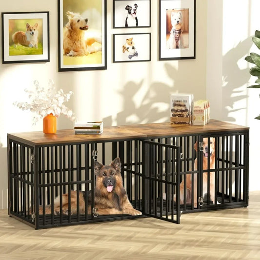 CanineChest Lux Home Dog Crate, an elegant and comfortable pet space designed to blend with modern home decor.