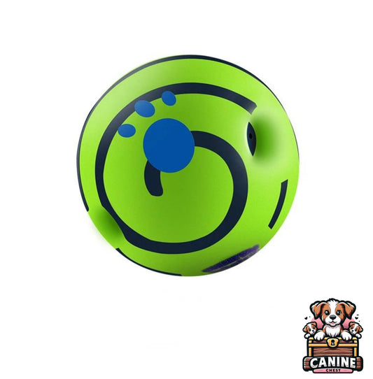 CanineChest Wobble Glow Ball, glow-in-the-dark toy with a wobble design to keep dogs engaged and active.